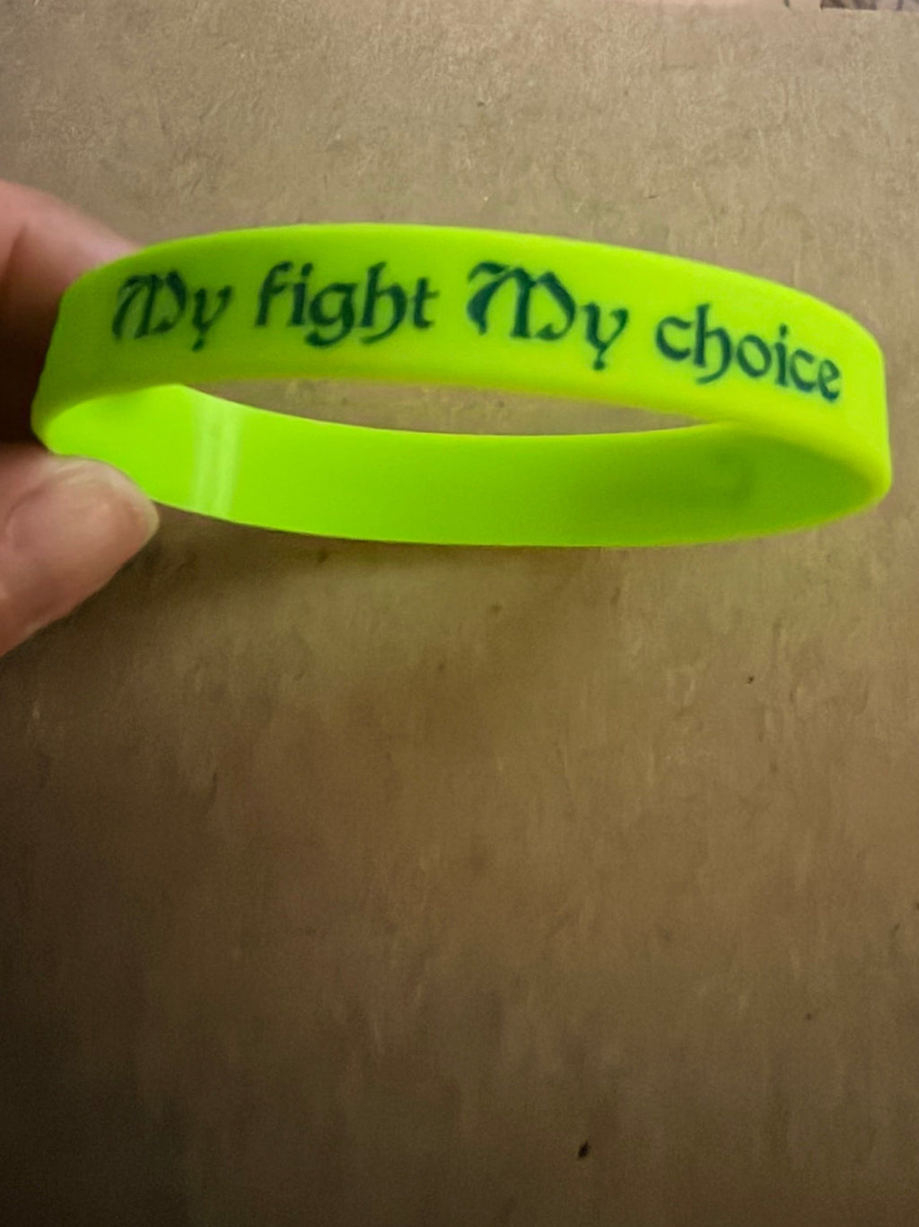 Cannabis over chemo silicone bracelet